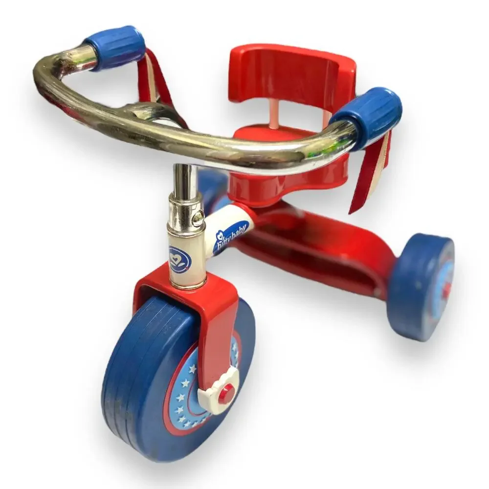 American Girl Bitty Baby Tricycle Red‎ Blue Silver Retired 2006